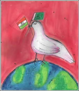 Peace Dove on Earth